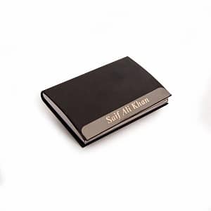 One Side Luxury Leather Visiting Card Holder