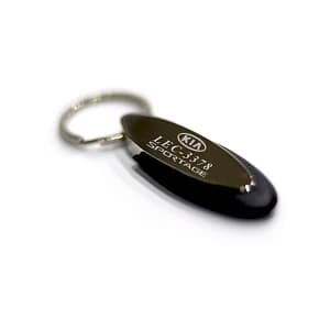 Crown Metallic Car Number plate keychain