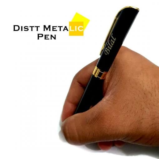 Distt Metallic Pen with Engraved Name - Image 5