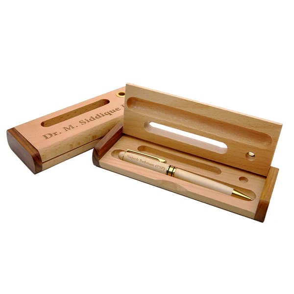 Executive Wooden Pen With Engraved Name - Image 3