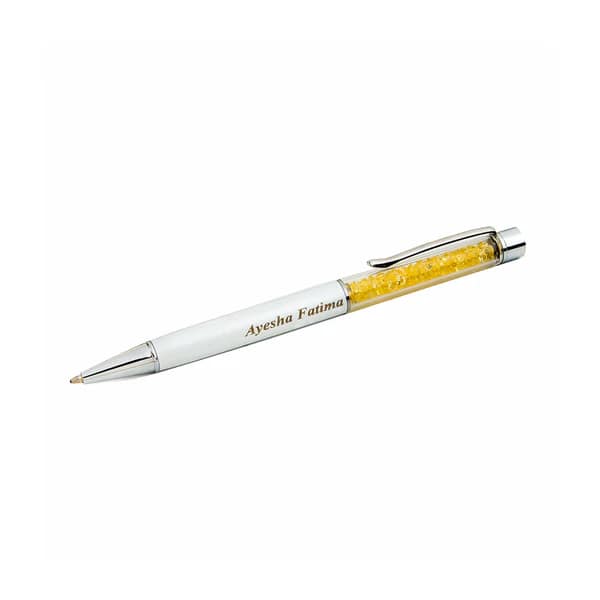 Crystal Diamond Pen With Engraved Name - Image 2