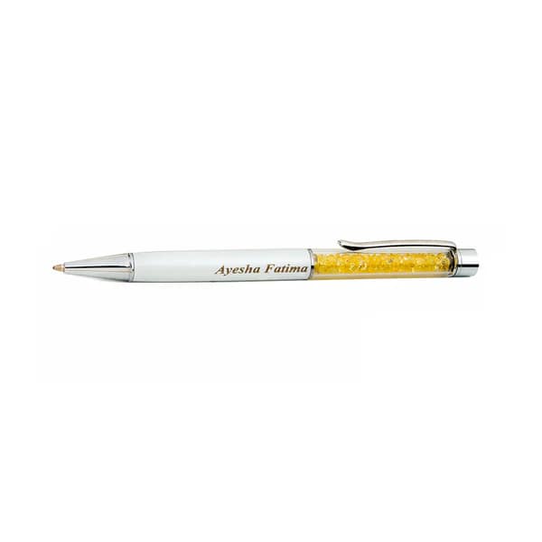 Crystal Diamond Pen With Engraved Name - Image 4
