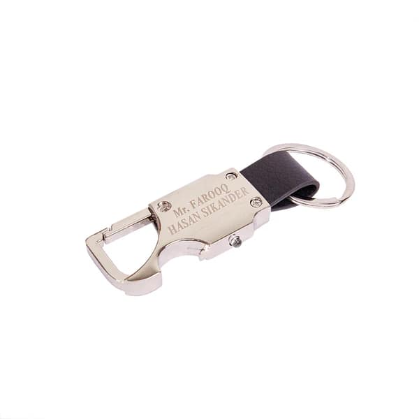 Torch Metallic Name Keychain - Image 2