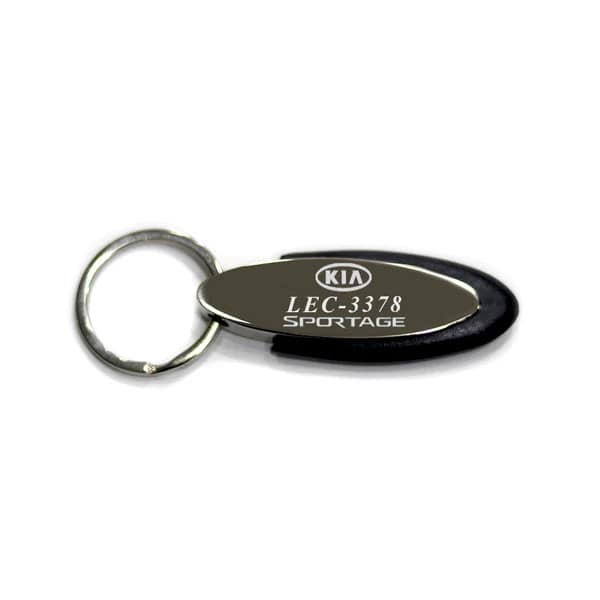 Crown Metallic Car Number plate keychain - Image 2