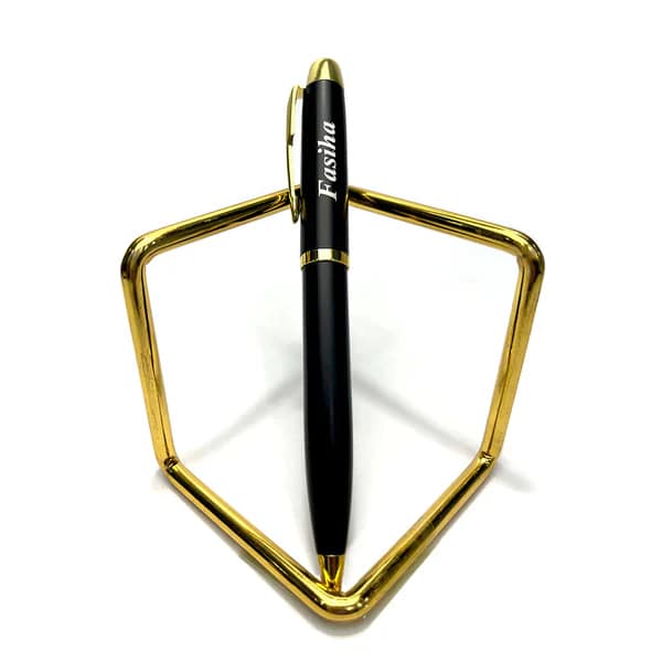 Classic Matt Black Ball Pen With Engrave Name - Image 4