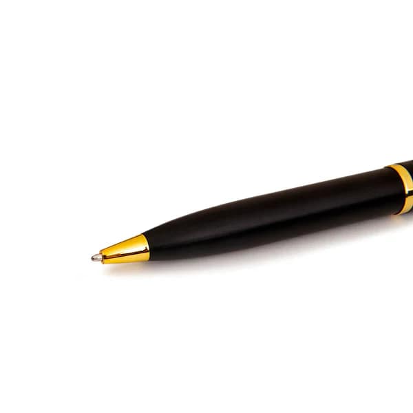 Classic Matt Black Ball Pen With Engrave Name - Image 3