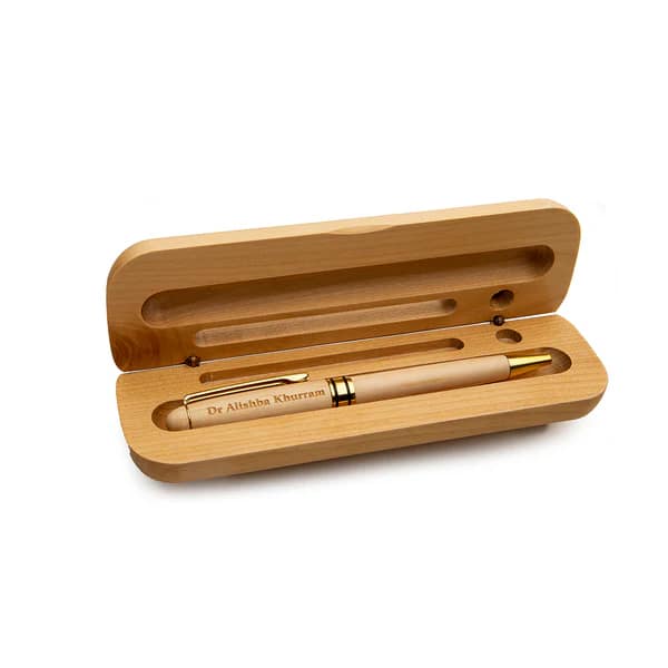 Wooden Pen With Engraved Name - Image 2