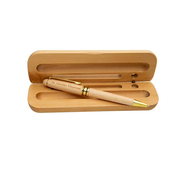 Wooden Pen With Engraved Name - Image 3