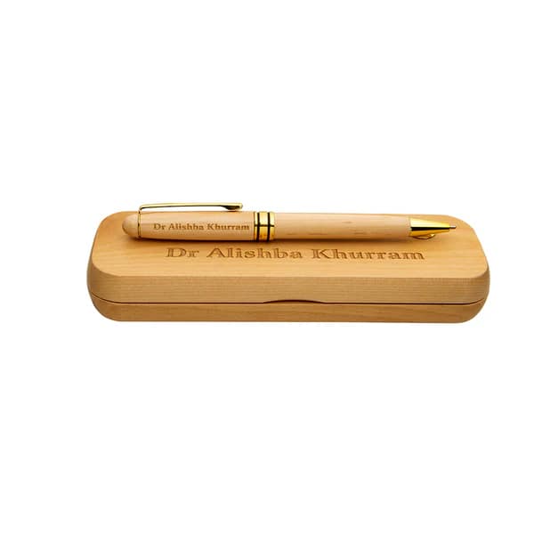 Wooden Pen With Engraved Name - Image 4