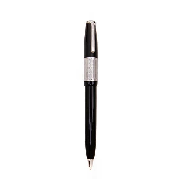 Black Heritage Name Engraved Metallic Ballpoint - Image 2