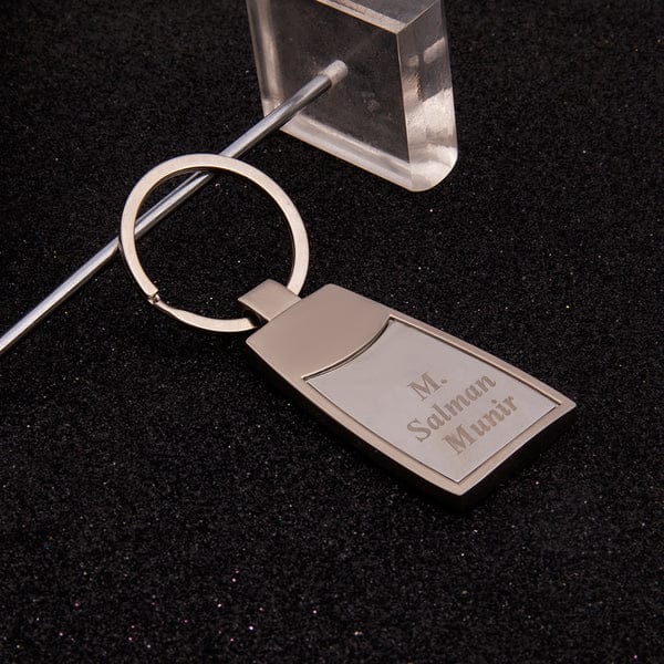 Biker’s Name Metallic Keychain - Image 3